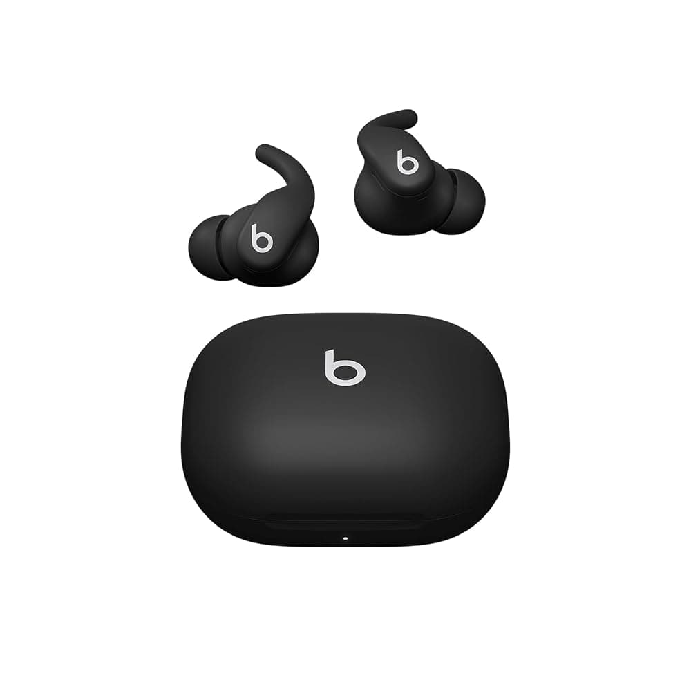 Beats Powerbeats Fit Wireless Noise Cancelling Workout Earbuds – Secure-Fit Wingtips, IPX4, Up to 30 Hours with Case, Apple & Android (Jet Black)