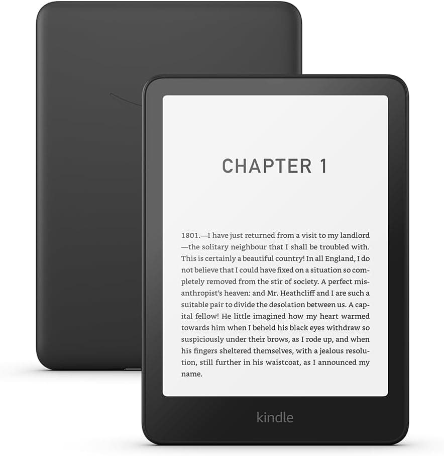Kindle Paperwhite (2024 model) 16GB – 7" Glare-Free Display with Adjustable Warm Light (With Ads, Black) thumbnail 2