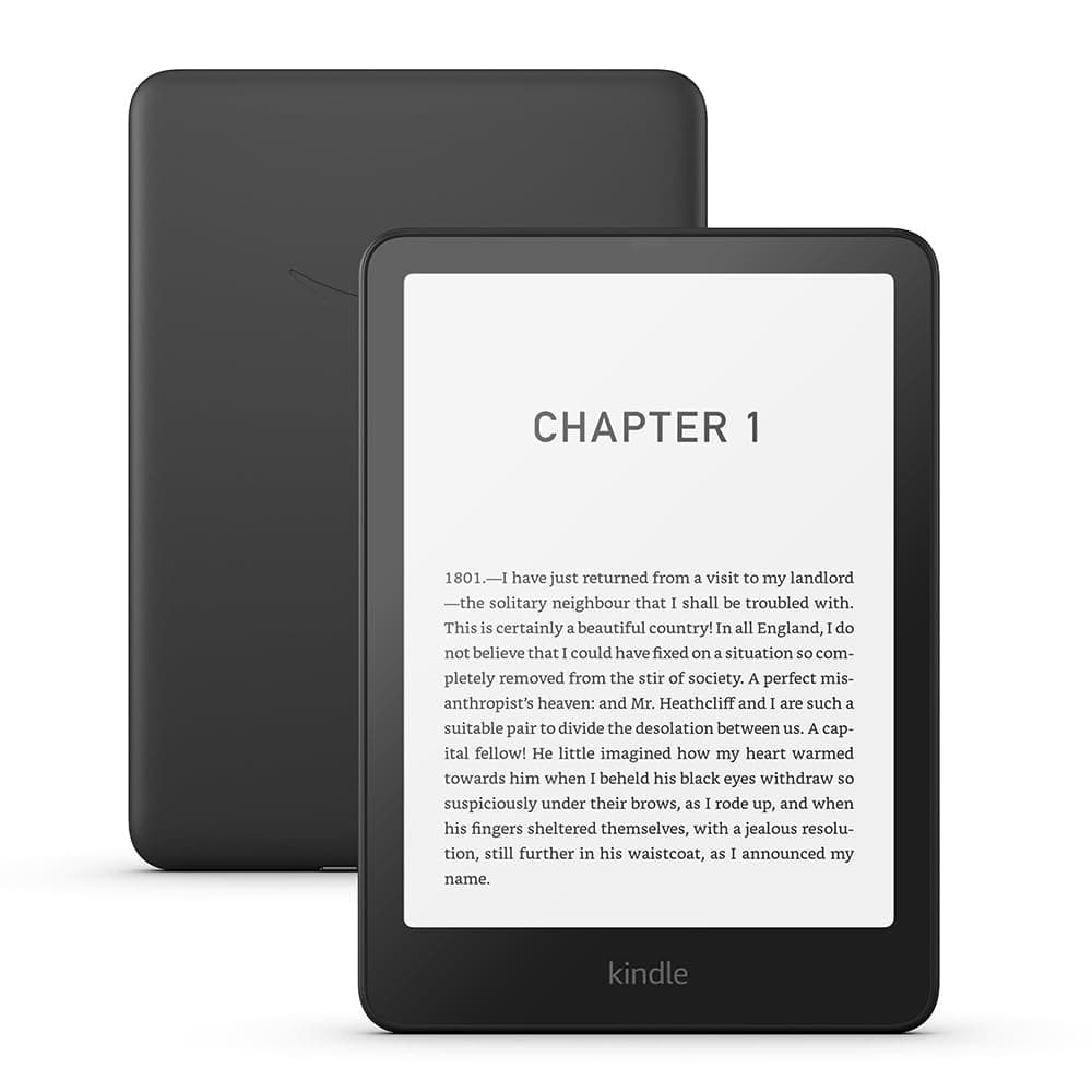 Kindle Paperwhite (2024 model) 16GB – 7" Glare-Free Display with Adjustable Warm Light (Without Ads, Black) thumbnail 2