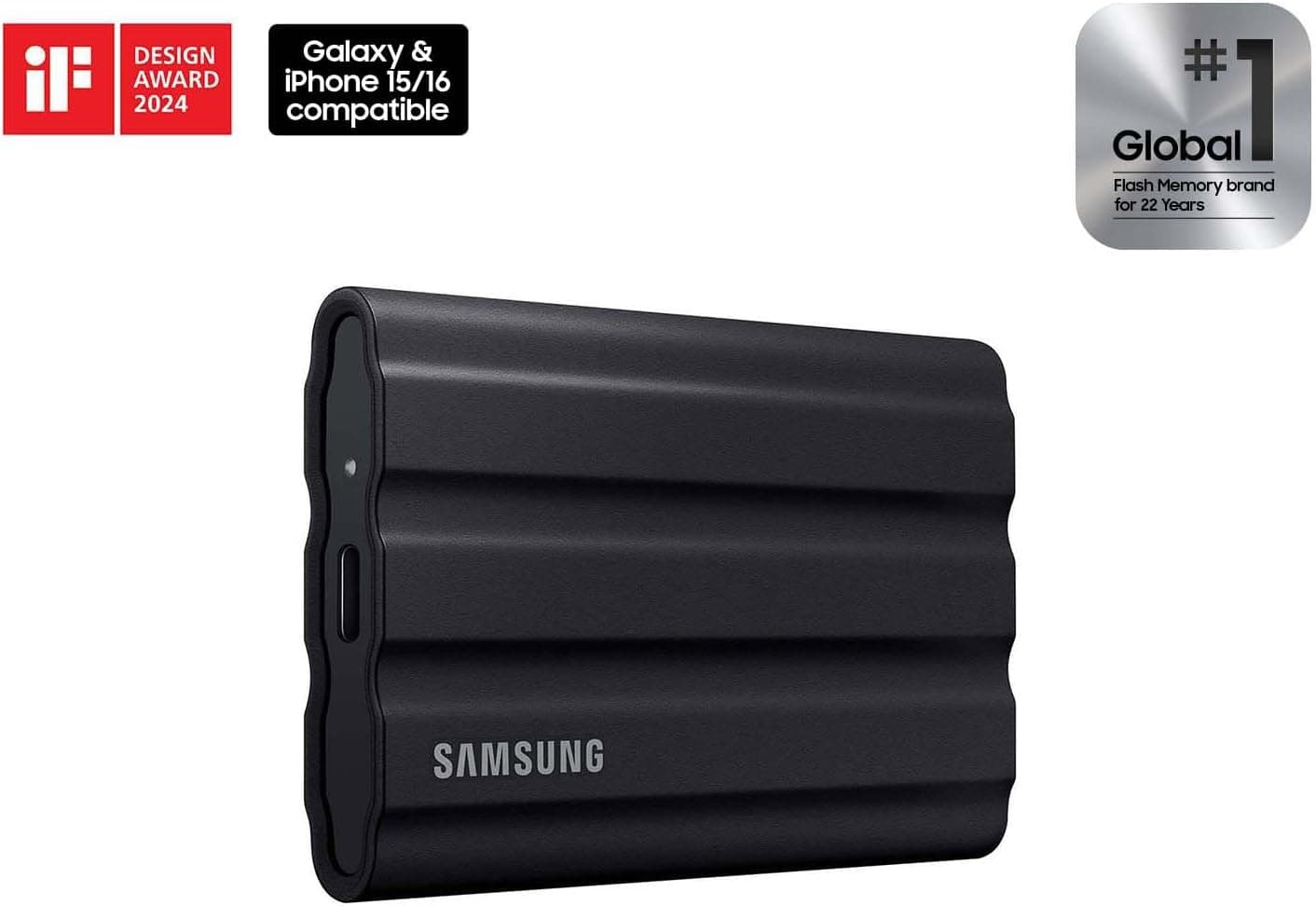 Samsung T7 Shield 2TB Rugged Portable External SSD – Up to 1,050 MB/s (USB 3.2 Gen 2) thumbnail 2