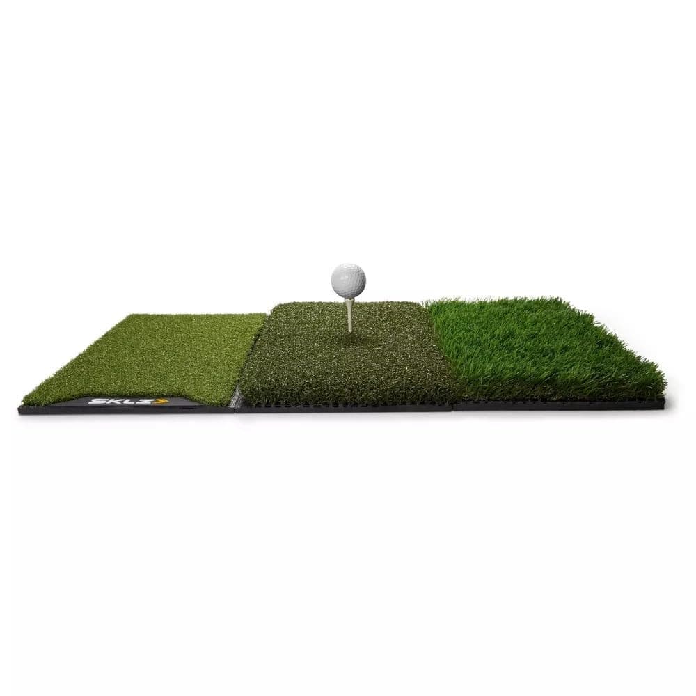 SKLZ Pure Practice Golf Hitting Mat with 3 Surfaces – Tee Turf, Fairway Cut and First-Cut Rough, 63.5 x 40.6cm thumbnail 2