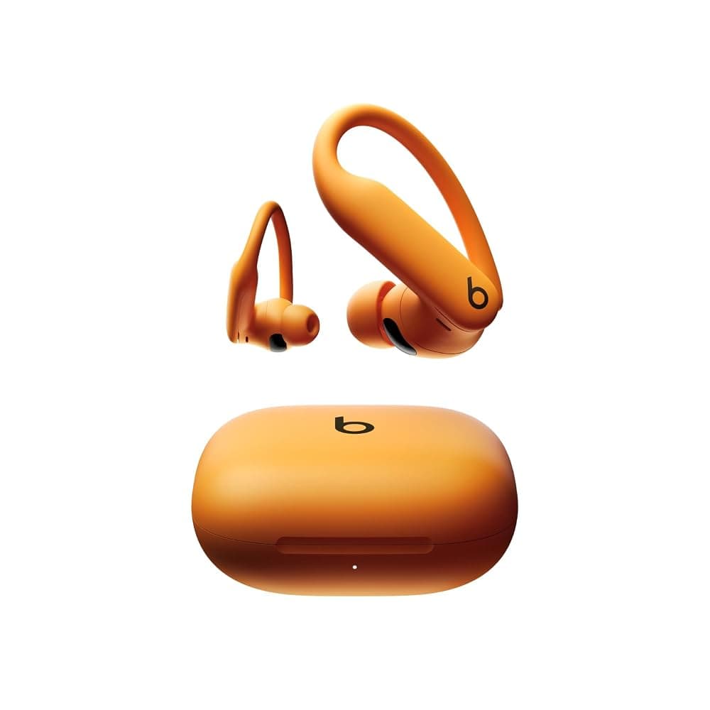 Beats Powerbeats Pro 2 Wireless Earbuds – Noise Cancelling, Heart Rate Monitor, IPX4, Up to 45 Hours Battery, Wireless Charging Case (Electric Orange)