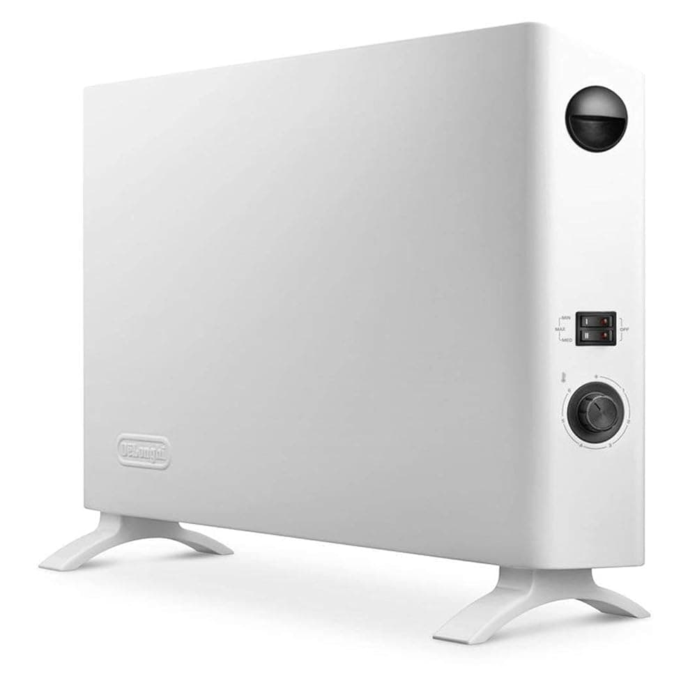De'Longhi HSX2320 2kW Slim Convector Heater with Thermostat and Anti-Frost Setting, White — view 1
