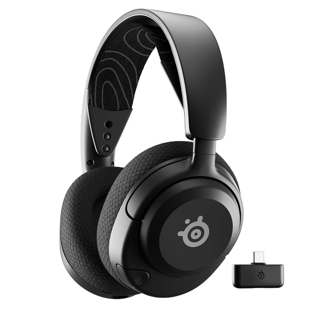 SteelSeries Arctis Nova 5 Wireless Gaming Headset – 2.4GHz & Bluetooth 5.3, 60-Hour Battery, ClearCast 2.X Mic, PC/PS5/Switch 2 (Black) — view 1