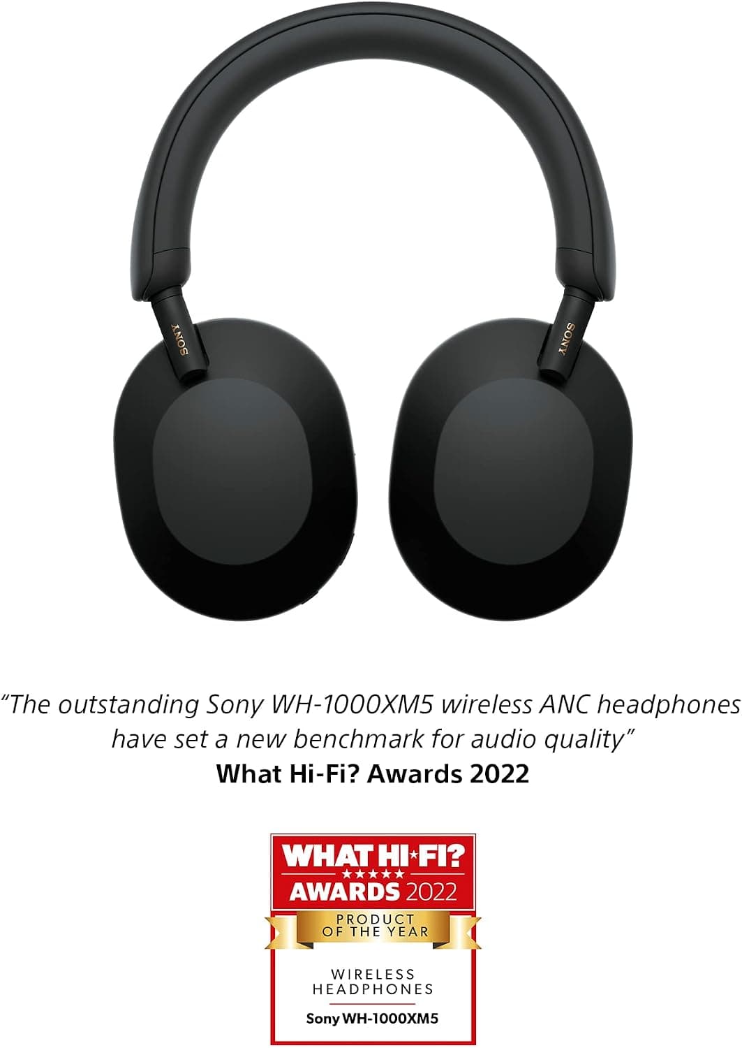 Sony WH-1000XM5 Wireless Over-Ear Noise Cancelling Headphones with Auto NC Optimizer thumbnail 2