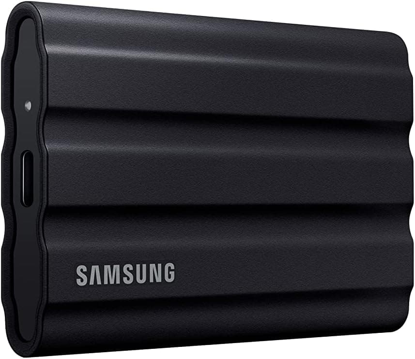 Samsung T7 Shield 2TB Rugged Portable External SSD – Up to 1,050 MB/s (USB 3.2 Gen 2)