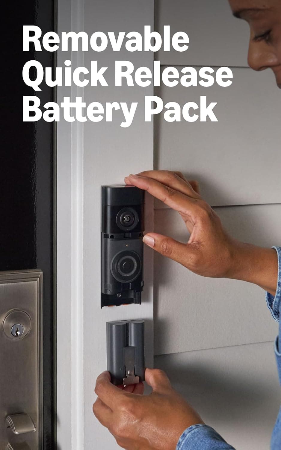Ring Battery Video Doorbell Plus – 1536p HD Video with Head-to-Toe View & Colour Night Vision thumbnail 4
