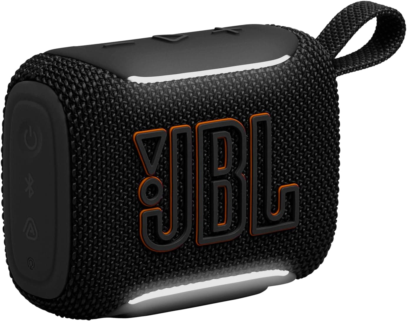 JBL Go 5 Ultra-Portable Bluetooth Speaker – IP68 Waterproof, Auracast, Ambient Lighting (Black)