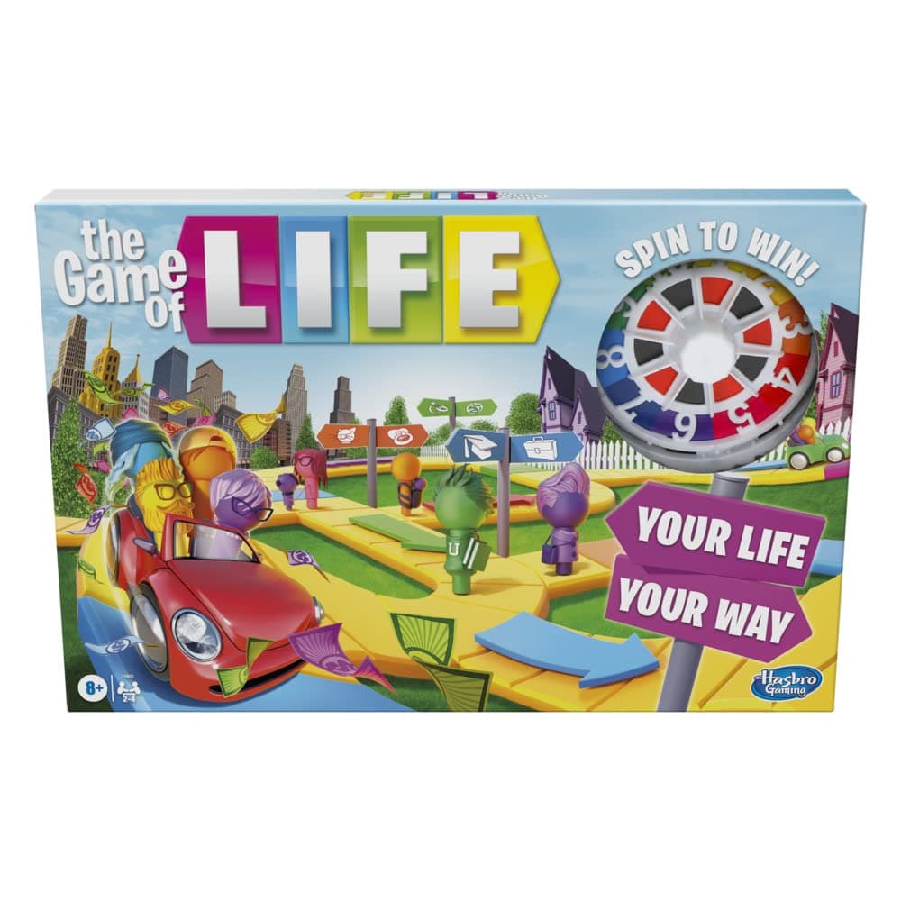 Hasbro Gaming The Game of Life Family Board Game – 2–4 Players, Ages 8+