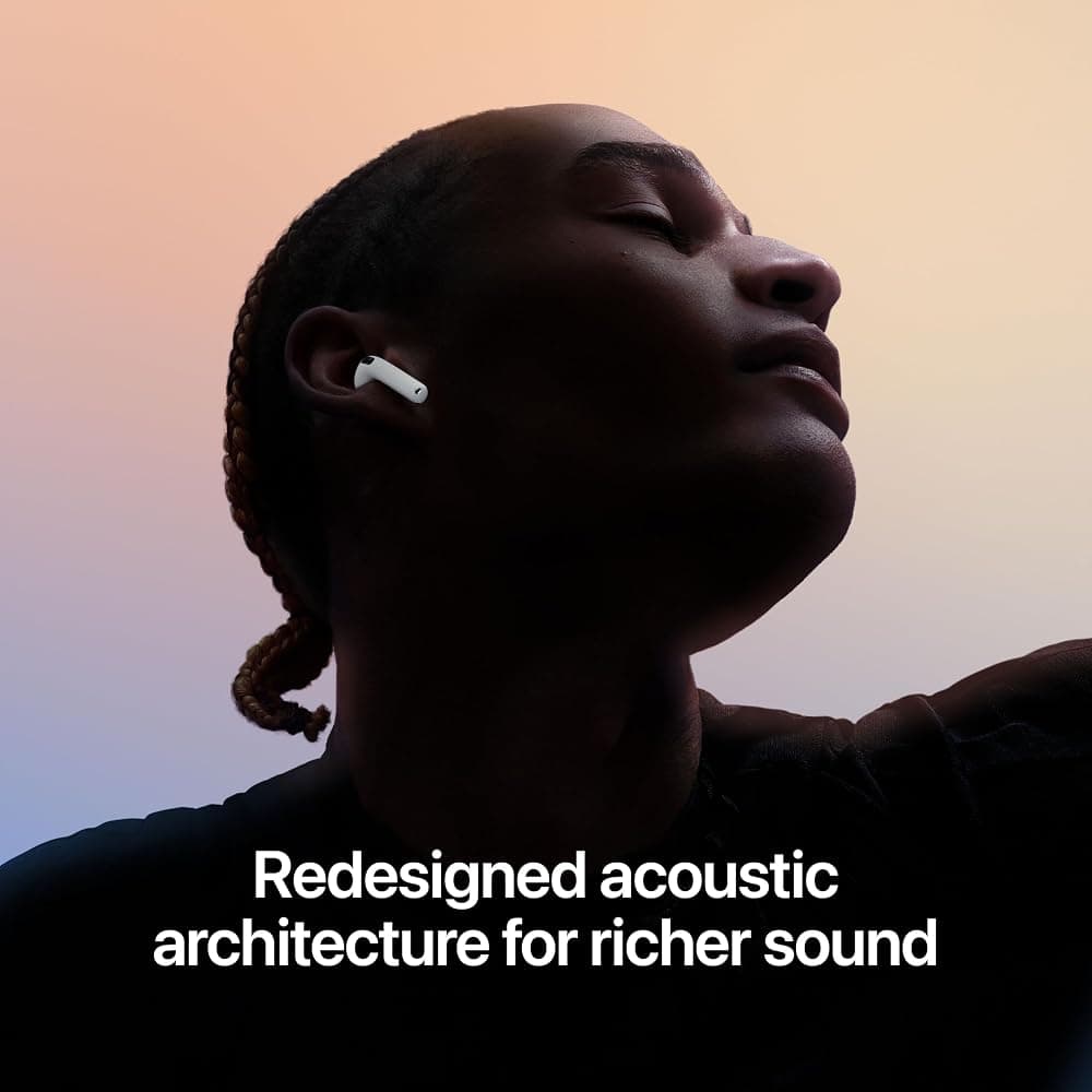 Apple AirPods 5 Wireless Earbuds – Active Noise Cancellation, Adaptive Audio, Personalised Spatial Audio, IP57 thumbnail 3