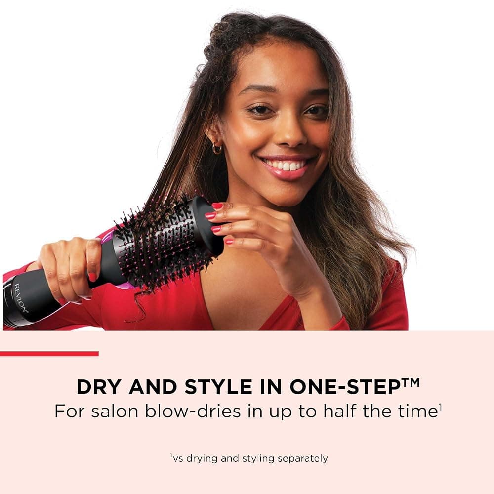 Revlon Salon One-Step Hair Dryer & Volumiser for Mid to Long Hair, with Sectioning Comb (RVDR5222UK, Black) thumbnail 2