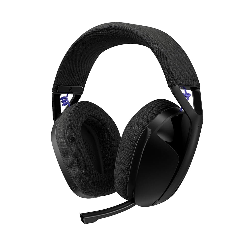 Logitech G G321 LIGHTSPEED Wireless Gaming Headset – 2.4GHz & Bluetooth, 16kHz Flip-to-Mute Mic, 210g (Black) — view 1