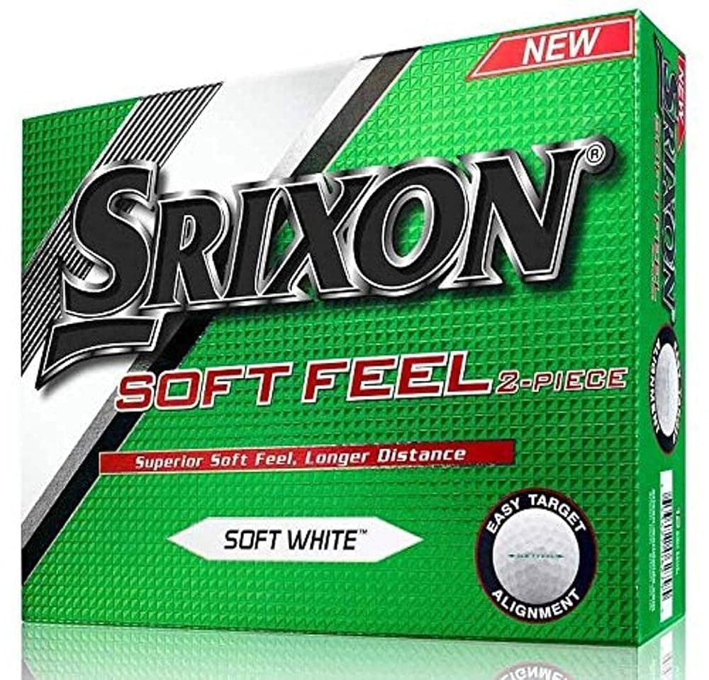 Srixon Soft Feel Golf Balls – One Dozen (Soft White) — view 1