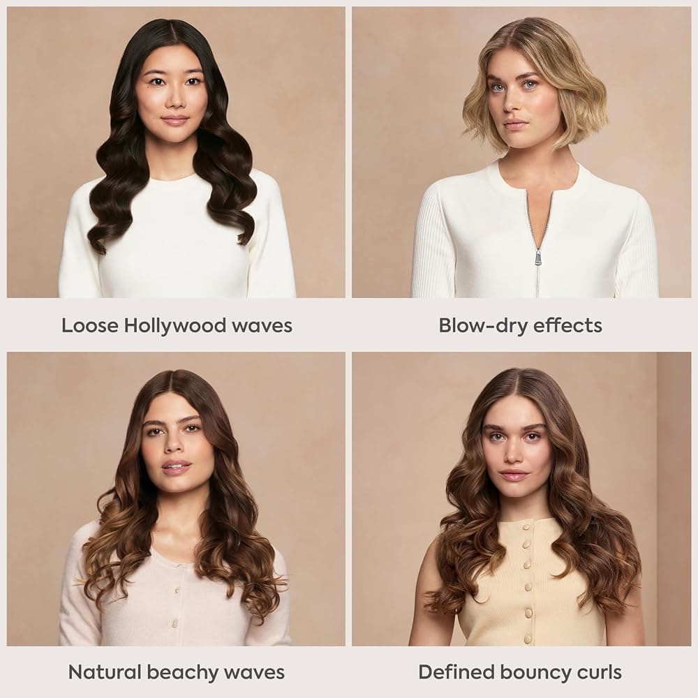 BaByliss Style Secret Air Automatic Rotating 25mm Curling Wand with Heat & Airflow, 48 Settings and Auto Shut-Off (C6686U) thumbnail 2