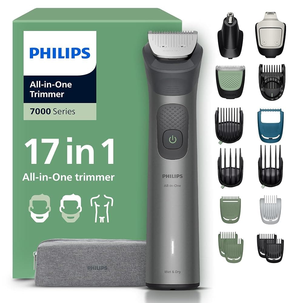 Philips Multigroom 7000 Series 17-Piece All-in-One Trimmer for Face, Head and Body (MG7961/15) — view 1