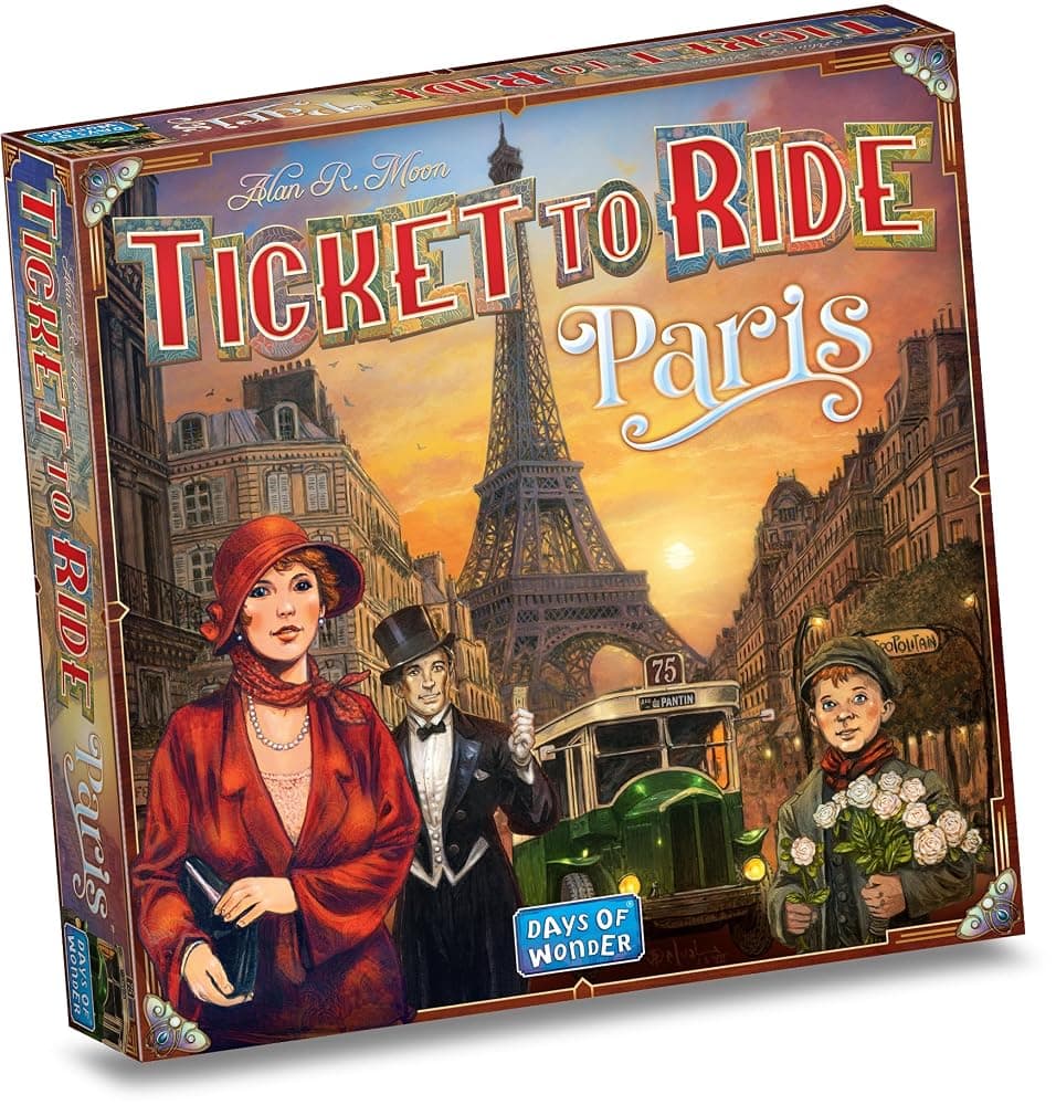 Days of Wonder Ticket to Ride Paris Board Game – 2–4 Players, Ages 8+, 15+ Minutes