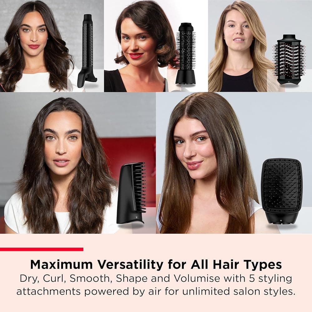 Revlon One-Step Blow-Dry Multi Air Styler 5-in-1 with Detachable Curler, Brushes and Concentrator (RVDR5370UK) thumbnail 3