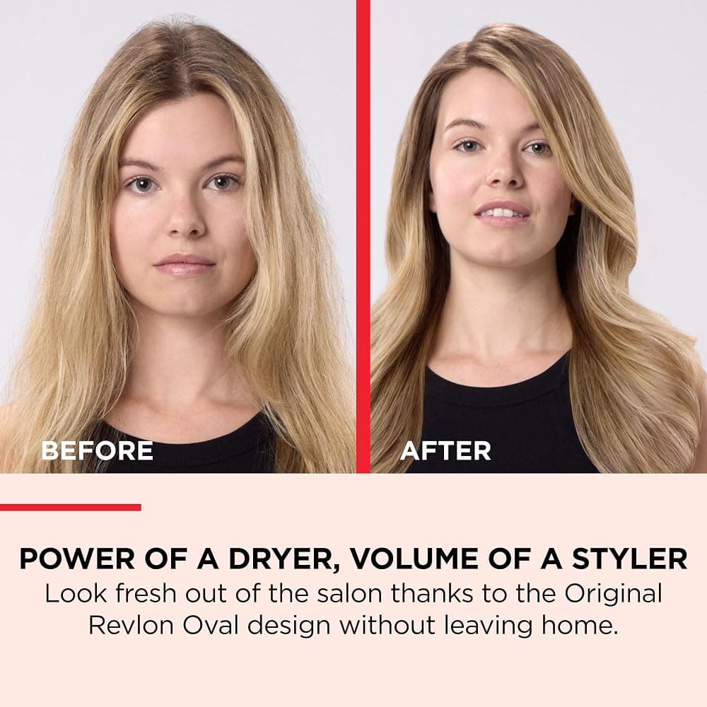 Revlon Salon One-Step Hair Dryer & Volumiser for Mid to Long Hair, with Sectioning Comb (RVDR5222UK, Black) thumbnail 3