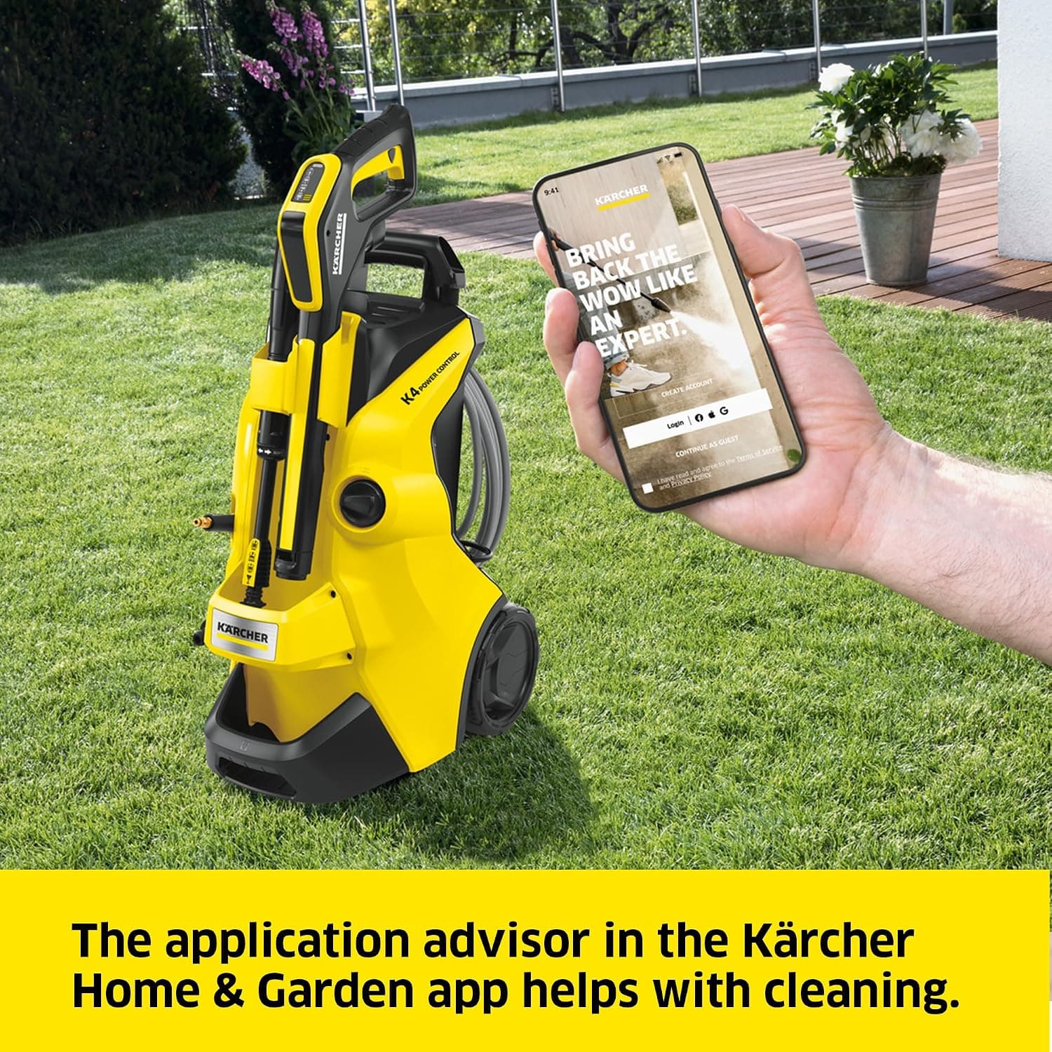 Kärcher K4 Power Control High Pressure Washer 1800W with Home Kit & T 5 Patio Cleaner thumbnail 4