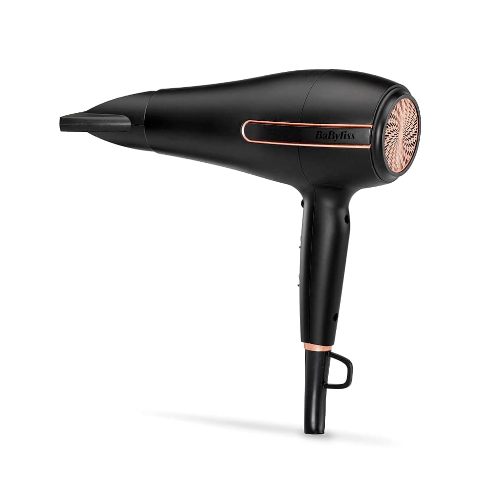 BaByliss Super Power 2400W Ionic Hair Dryer with AC Motor, 3 Heat & 2 Speed Settings (5240U, Black) — view 1