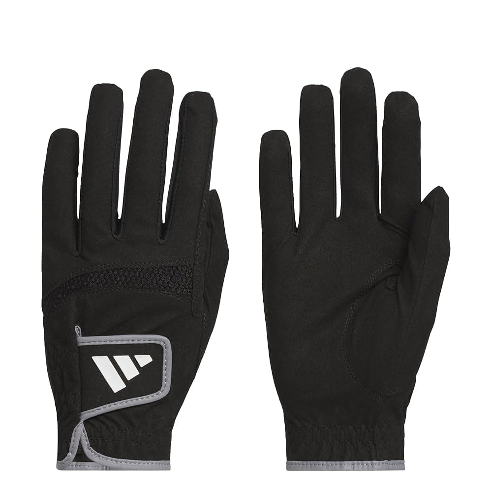 adidas Golf Rain Gloves, Pair – Unisex Adult, Size Large (Black) — view 1