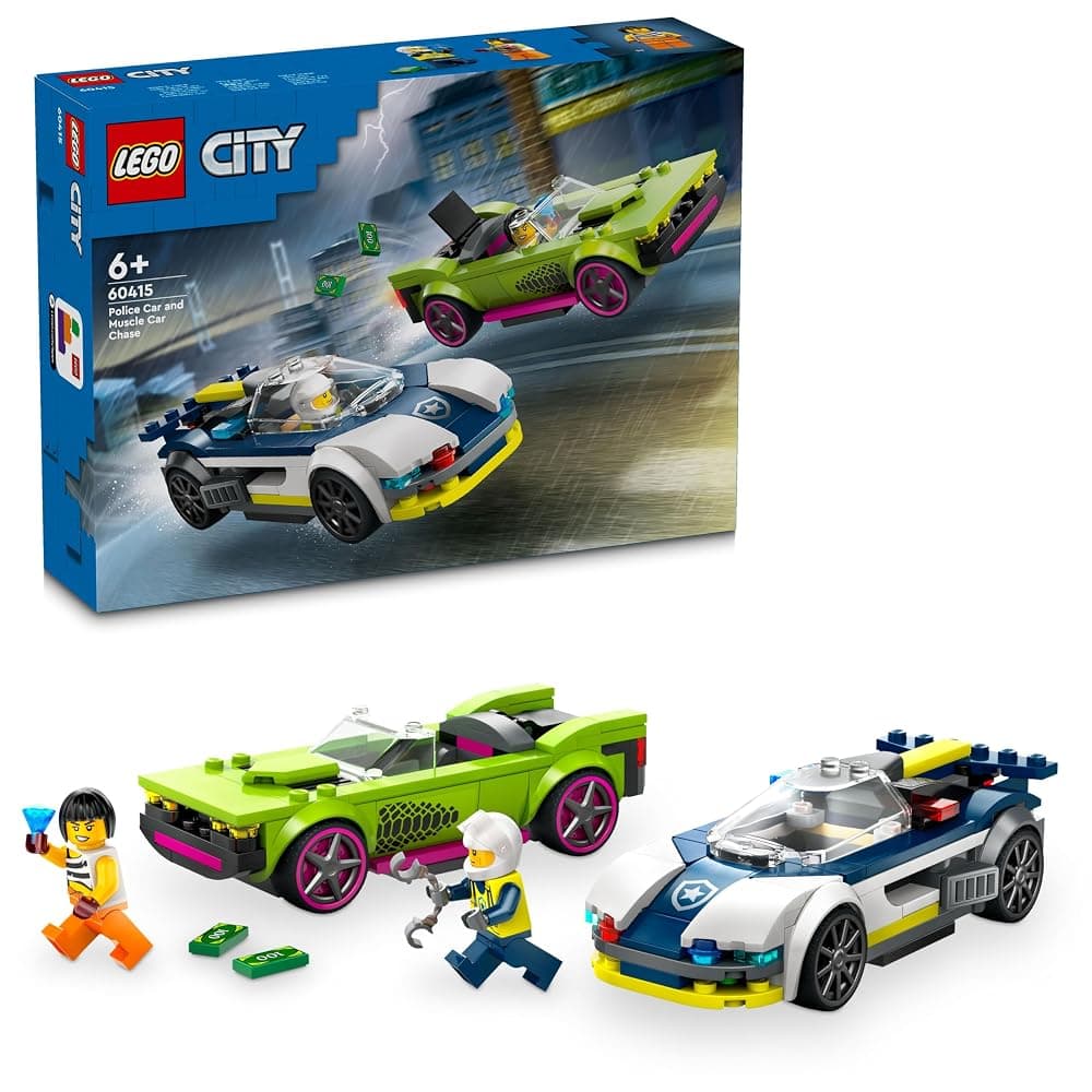 LEGO City Police Car and Muscle Car Chase