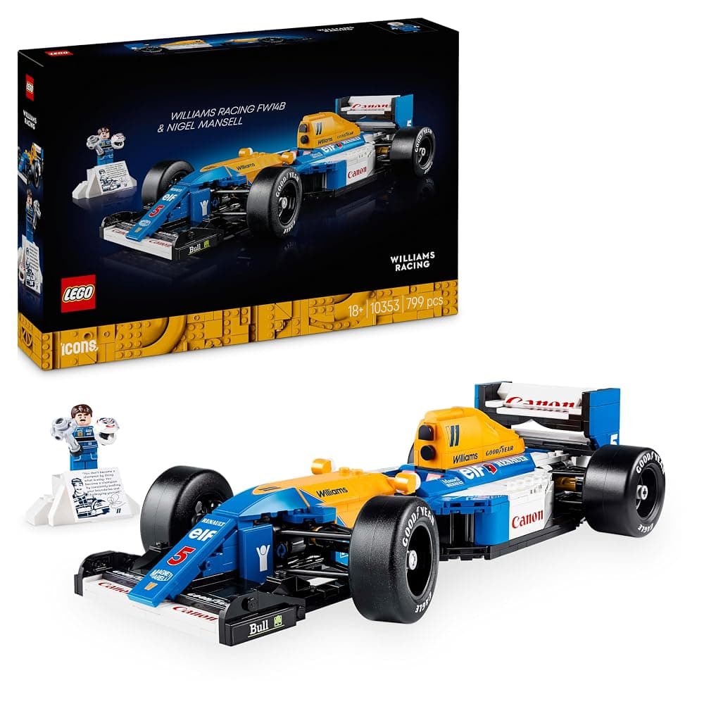 LEGO Icons Williams Racing FW14B & Nigel Mansell