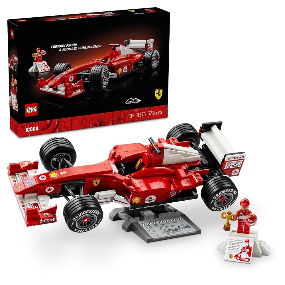 LEGO Icons Ferrari F2004 & Michael Schumacher